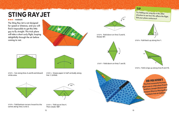 Paper Planes Origami Activity Book