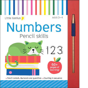 Little Genius Numbers Pencil Skills Activity Pad