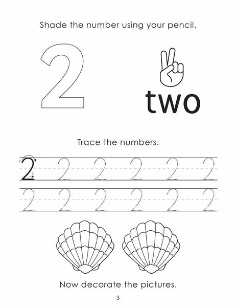 Little Genius Numbers Pencil Skills Activity Pad