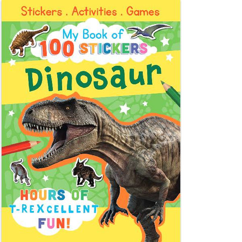 My Book of 100 Stickers Dinosaur