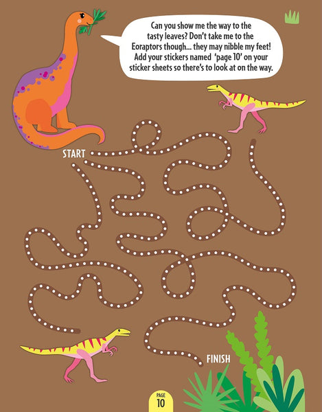 Dinosaurs Rule Super Sticker Activity