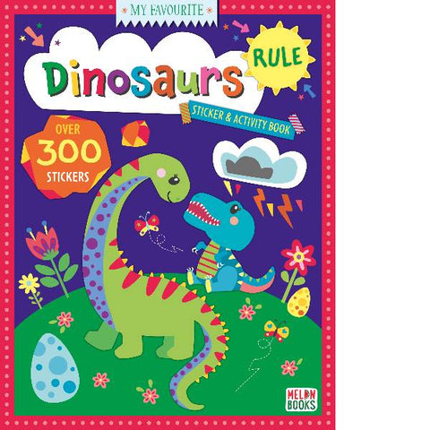 Dinosaurs Rule Super Sticker Activity